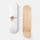 Skateboard Watercolor ice skating (Recto)