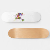 Skateboard watercolor skater (Horz)