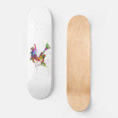 Skateboard watercolor skater (Recto)