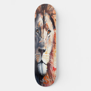 skateboard Waterverf Lion King