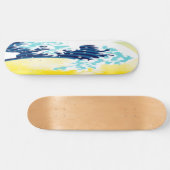 Skateboard WAVES YELLOW SUNSHINE (Horizontaal)