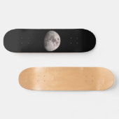 Skateboard Waxing gibbous moon phase NASA images (Horz)