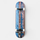Skateboard Weathered Wood Skate Deck (Recto)