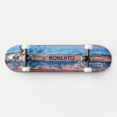 Skateboard Weathered Wood Skate Deck (Horz)