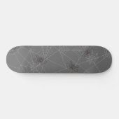 Skateboard Web et citrouilles d'araignées d'Halloween (Horz)