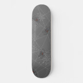Skateboard Web et citrouilles d'araignées d'Halloween (Recto)