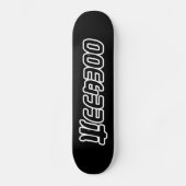 SKATEBOARD WEEBOO (Recto)