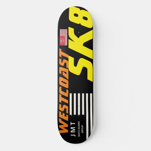 Skateboard WESTCOAST SK8 8 Pont de planche à roulettes 1/2" (Recto)