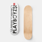 SKATEBOARD WESTERN PLAYBOYZ$! SKATEBOARDS / JMT SKATEBOARDS (Recto)