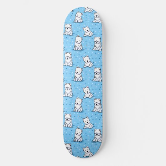 Skateboard Westies KiniArt (Recto)