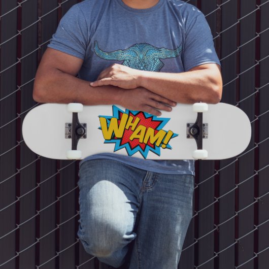 Skateboard - Wham ! BLANCHE (Extérieur 3)