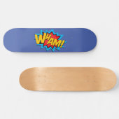Skateboard - Wham! Bleu moyen (Horz)