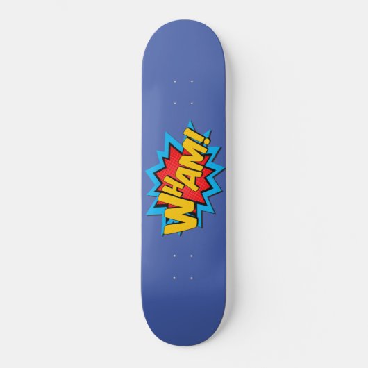 Skateboard - Wham! Bleu moyen (Recto)