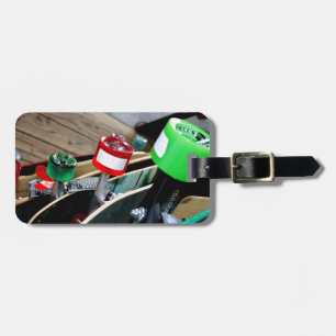 Skateboard Wheels Bagagelabel