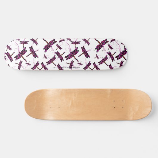 Skateboard Whimsical Dragonflies (Horz)
