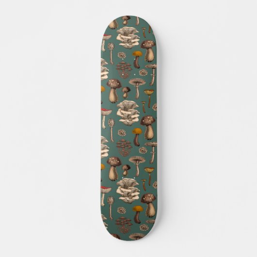 Skateboard Wild Mushrooms (Devant)