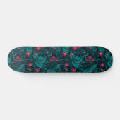 Skateboard Wild strawberries, red and blue (Horz)