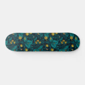 Skateboard Wild strawberries, yellow and blue (Horz)