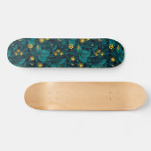 Skateboard Wild strawberries, yellow and blue (Horz)