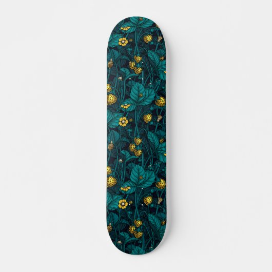 Skateboard Wild strawberries, yellow and blue (Devant)