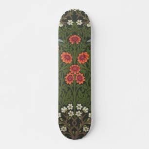 Skateboard William Morris Blackthorn Garden Flower Classic