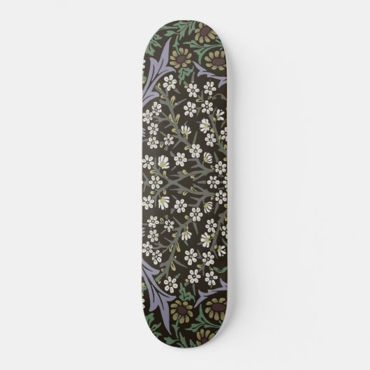 Skateboard William Morris Blackthorn Tapestry Floral (Recto)