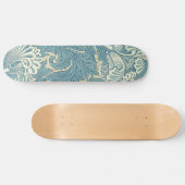 Skateboard William Morris Classique Tulipe Bleu Floral (Horz)