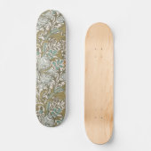 Skateboard William Morris Golden Lily Bleu Or Classique (Recto)