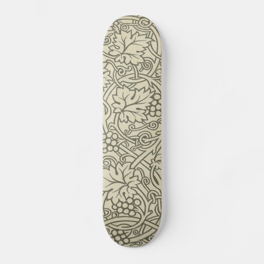 Skateboard William Morris Grapevine Papier peint vert (Recto)