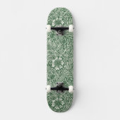 Skateboard william morris marigold fleurs vertes (Recto)