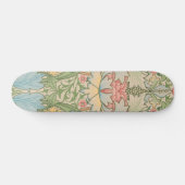 Skateboard William Morris Myrtle Fleur Floral Botanique (Horz)