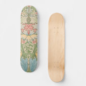 Skateboard William Morris Myrtle Fleur Floral Botanique (Recto)