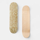 Skateboard William Morris Papier peint floral Poppy (Recto)