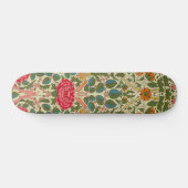 Skateboard William Morris Rose Floral Chintz rose (Horz)