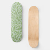 Skateboard William Morris Saule Fleur Classique Vert (Recto)
