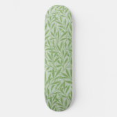 Skateboard William Morris Saule Fleur Classique Vert (Recto)
