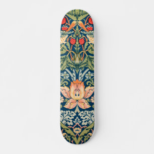 Skateboard William Morris Strawberry Thief Motif floral