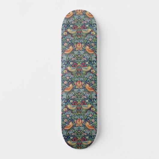 Skateboard William Morris - Thief aux fraises (Recto)
