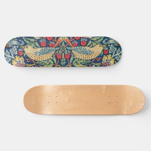 Skateboard William Morris - Thief aux fraises (Horz)