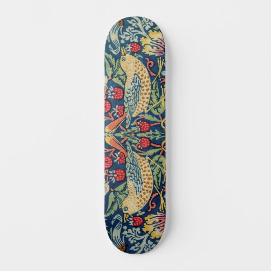 Skateboard William Morris - Thief aux fraises (Recto)