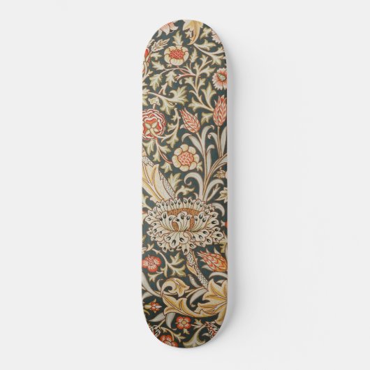 Skateboard William Morris Trent Garden Flower Classic Botanic (Recto)