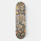 Skateboard William Morris Trent Garden Flower Motif classique (Recto)