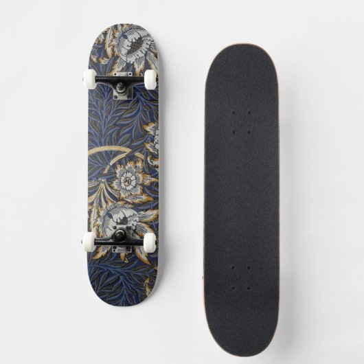 Skateboard william morris tulip and willow tapestry pattern (Recto)