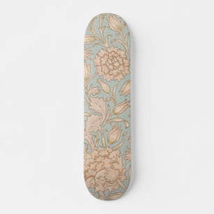 Skateboard William Morris Wild Tulip Fleur Design Floral