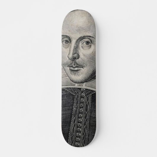 Skateboard William Shakespeare Portrait (Devant)