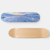 Skateboard wind blown first tracks (Horz)