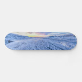Skateboard wind blown first tracks (Horz)