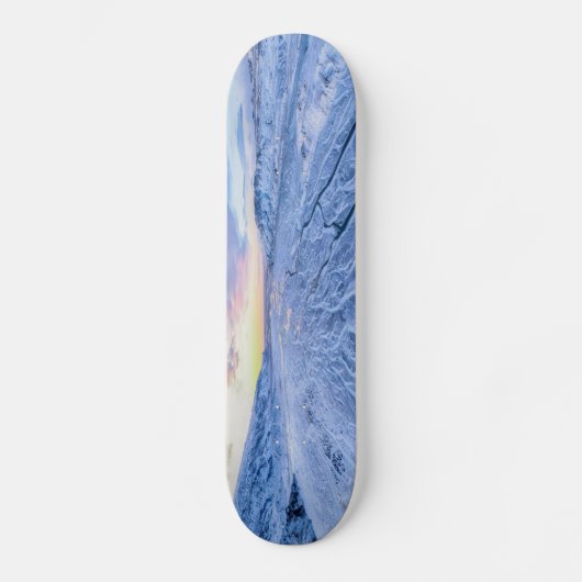 Skateboard wind blown first tracks (Recto)