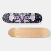 Skateboard Winter Rose and Butterflies (Horz)