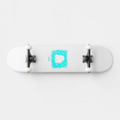 Skateboard Winter Snow Heart (Horz)